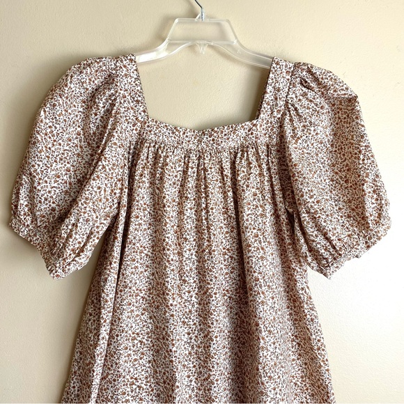 DÔEN Meadow Dress in Sienna Champignon Floral - Picture 9 of 15